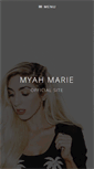 Mobile Screenshot of myahmarie.com